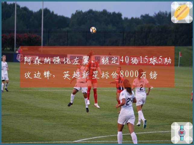 阿森纳强化左翼，锁定40场15球5助攻边锋，英超新星标价8000万镑